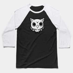 Round owl Baseball T-Shirt